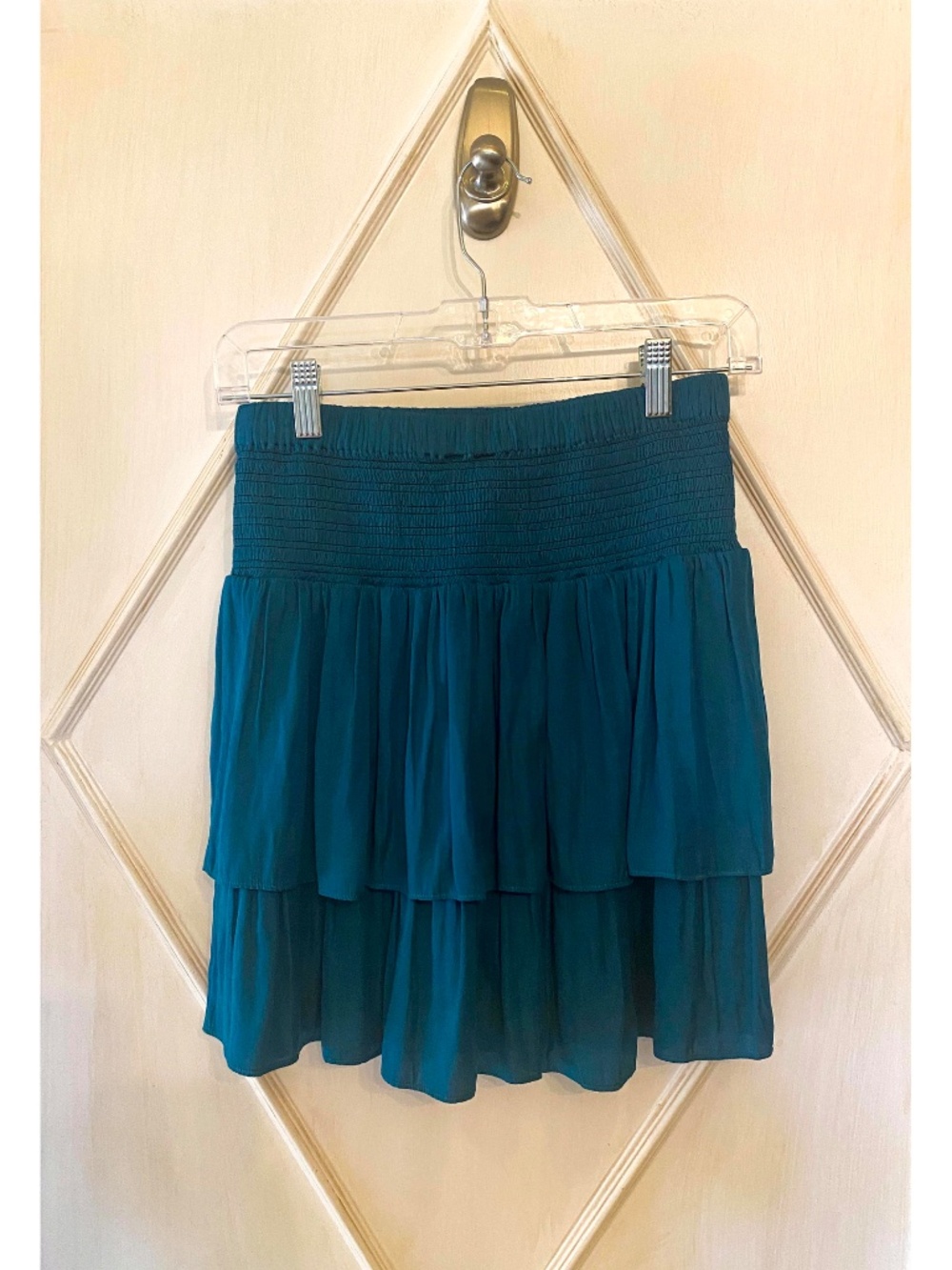 Anthropologie Dolan Left Coast Savannah Smocked Mini Skirt - Picture 3 of 3